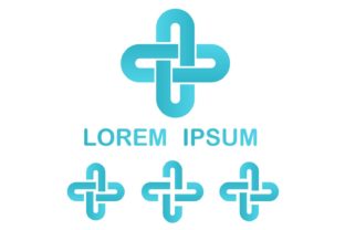 Download Cyan Geometrical Logo Design Set - Set Collection