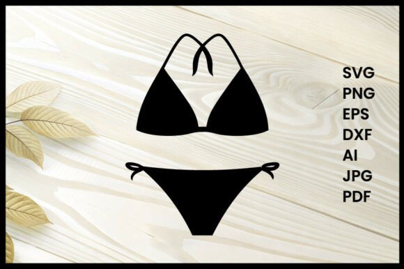 Download Triangle Bikini Silhouette Illustration - Silhouette Collection