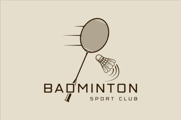 Download Shuttlecock and Racket of Badminton Logo - Eco Collection