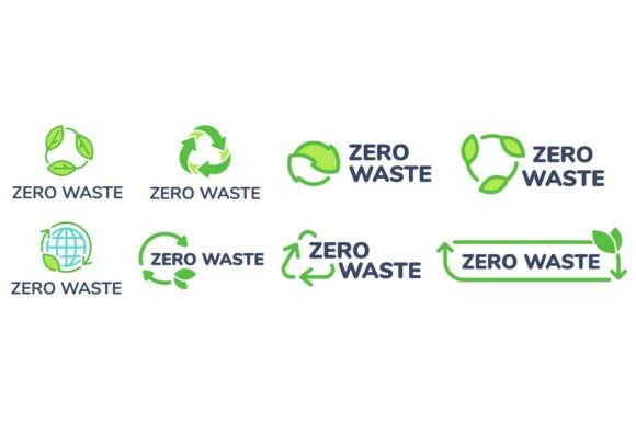 Download Zero Waste Labels. Green Eco Friendly - Eco Collection