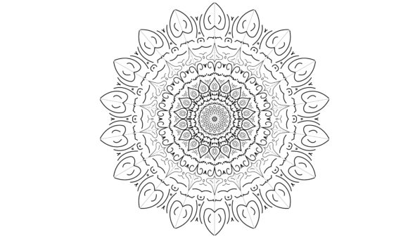 Download Lace Ornament Mandala Design Template - Mandala Collection